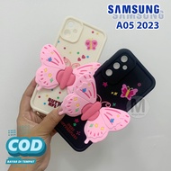 Softcase 3D Butterfly Doll Case Samsung A05 2023 Latest Softcase 3D Casing Handphone [3D11]