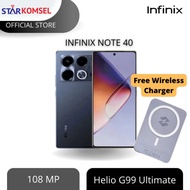 HP INFINIX NOTE 40 8/256 NFC GARANSI RESMI INFINIX GRATIS WIRELESS