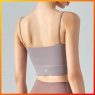 Lulu New Yoga Sports Bra Sexy Beauty Back Strap Tank Removable Bra ds72