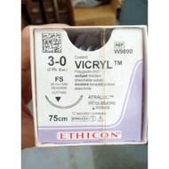 Vicryl 3-0 cutting ETHICON sold per 1 dozen/12pcs