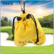 fixory Storage Pouch Portable Driving Range Swimming Funny Golf Ball Bag Drawstring