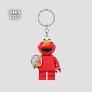 GANTUNGAN Dhis Project LEGO Minifigure Elmo Sesame Street Keychain