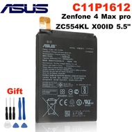AS C11P1612  5000mAh Original Baery For Zenfone 4 Max Pro Pl ZC554KL X00ID 5.5";  one Authentic Baery   Free Tools