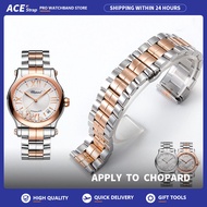 Apply To CHOPARD, 15-18mm Women's Stainless Steel Metal Watch Bracelet For Happy Sport 5-Diamond/7-D