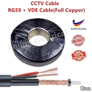 RG59 CCTV Cable + VDE Power Cable( Full Copper )(CUT)G59 CCTV Cable + VDE Power Cable( Full Copper )