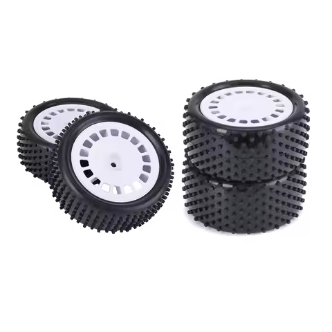 4pcs 88mm Glued Road Wheel for 1/10 Buggy Tires HSP HPI Wltoy Tamiya TT-02B DT-02 RC Car Rally Racin