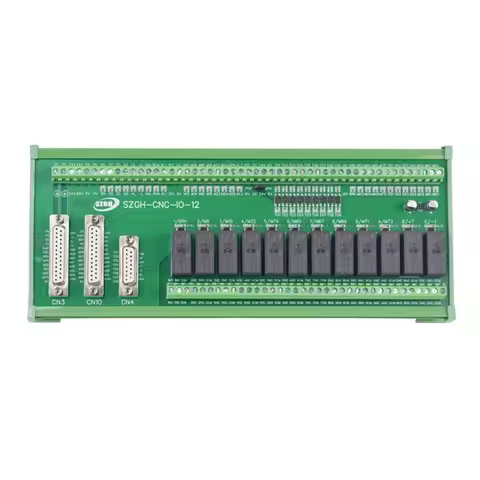 IO Relay Board, CNC990TDB/C CNC1000TDB/C With New 12 Relays For Lathe Or Mill Controller SZGH-CNC-IO