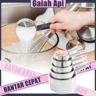 NEW！Professional Measuring Spoon Set - Stainless Steel with Metric Marks