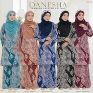 DMIMI Baju Kurung Batik Danesha Dobby Silk Readystock Baju Kurung Viral 2024