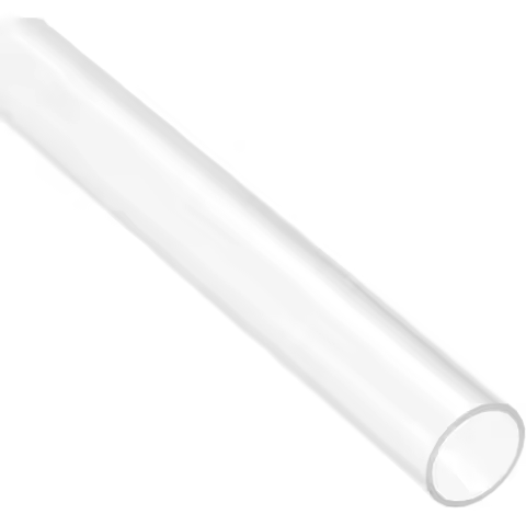 Naxilai 10pcs Clear Rigid Tubing 5mm(3/16'') ID x 6mm(1/4'') OD x 1Ft Length(305mm L) Round Plastic 
