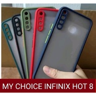Case Slikon hp Infinix hot 8 Casing handphone