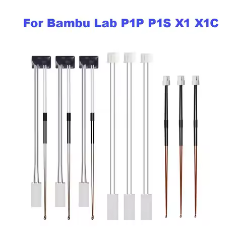 For Bambu Lab Hotend v2.0 V3.0 Kit X1c P1P Thermistor & Ceramic heater Plate Hotend V3Heater Cartrid