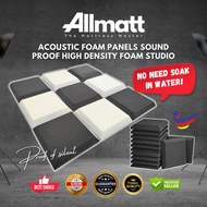 ALLMATT Soundproof Panel Sound Proof Foam Sponge Foam Acoustic Panel Acoustic Foam Span Kalis Bunyi 