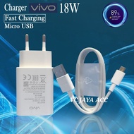 Original VIVO 18W Fast Charging Type C & Micro Usb Charger