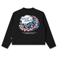 Popsicles Longsleeve Boxy Long Sleeve Black Society - Boxy Crop Longsleeve T-Shirt