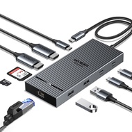 UGREEN Revodok Pro 10 in 1 USB C Docking Station Dual 4K@60hz Monitor, USB C Hub