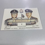 1994 警察明信片系列之一 皇家香港警察隊一百五十周年紀念 嗀計師簽名 繪畫簽名 $190 幾十年歷史 品相如圖 歡迎郵寄/到旺角女人街本店揀選 古物 明信片 香港郵票 香港實寄封 香港郵品專門店