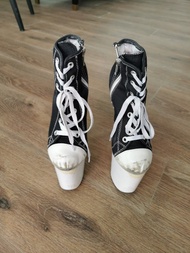 Pleaser converse style ankle boots, size 7
