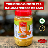Lexie's Organic Turmeric Ginger Tea Powder with Calamansi for Cough and Colds Immune Booster 360 grams