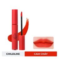 [HSD 07/2027] Son Kem Lì 3CE Mịn Màng Như Nhung Childlike - Cam Cháy 4g