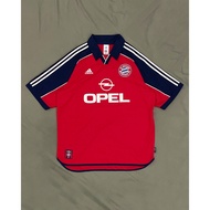 Original Adidas Bayern Munich Home Kit 1999 2000 2001 Vintage Football Jersey