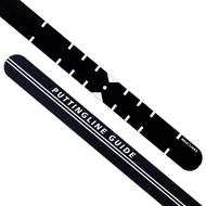[Kesoto3] Putter Straight Ruler Portable Putting Ruler for Office Indoor Putting Green Black