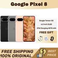 [US]Google Pixel 8 Google Tensor G3 6.2 inches 120Hz OLED 27W Charging 4575 mAh Nano-SIM and eSIM Go