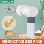 mokkom electric egg beater wireless household cake cream beater handheld mixer