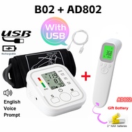 【3 Years Warranty】 Blood Pressure Monitor Automatic Digital LCD Monitor Arm Blood Pressure Monitor B