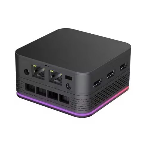 T9 Plus N100 DDR5 8G 16G 1TB 12th Alder Lake Dual Gigabit LAN+3 HDMI 4K HD Pocket Mini PC Mini Host
