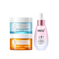 [เช้า C เย็น A] PAPA FEEL ชุด 3 ชิ้น เช้า 5X CERAMIDE ครีมทาหน้า เย็น 3X RETINOL ครีมทาหน้า 577 Seru