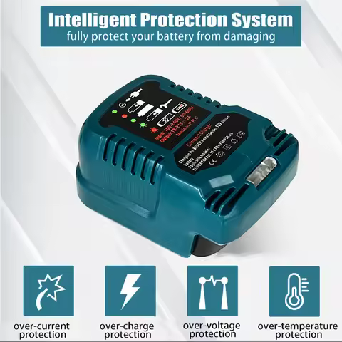 12V/24V 100-240V Portable Li-ion Battery Mini Compact Car Charger for Bosch Home&Garden for ALL 18V 