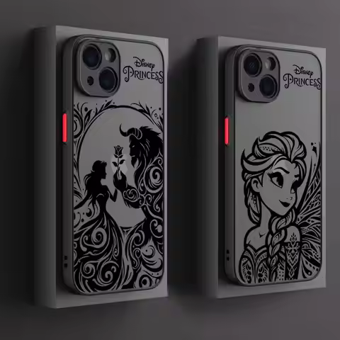 Disney Princess Art Phone Case For iPhone 17 16 15 Pro Max Case 14 13 12 11 Pro Max 16e 17e Air XS X