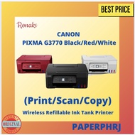 Canon PIXMA G3770 Wireless Refillable Ink Tank Bottle Printer AIO Printer (Print/Scan/Copy)