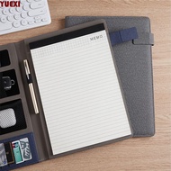 YUEXI A4 Conference Folder, Negotiations Notepad Contract File Folder Business Clipboard, Portable M