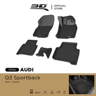 3D Mats พรมปูพื้นรถยนต์ AUDI Q3 (SPORTBACK) 2021 - 2025 พรมกันลื่น พรมกันนํ้า พรมรถยนต์