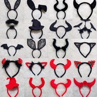 Headband Halloween Costume Cat Devil Angel Rabbit Maleficent Bunny Cosplay Halloween Headband Devil Cosplay Devil Costume Skull Headband Character Halloween Cosplay Halloween