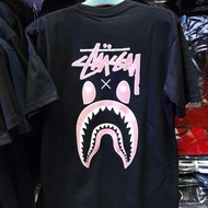 Stussy Colab Bape Premium Clothing T-Shirt