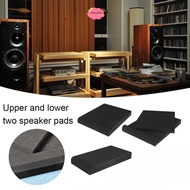 BLUECALDON Studio Monitor Isolation Pads, Black Shockproof Speaker Isolation Pads, Acoustic Foam Sou