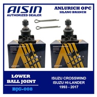AISIN LOWER BALL JOINT (2PCS) ISUZU CROSSWIND/HILANDER 1993-2017 (BJG-008)