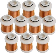 HIFROM （Pack of 10）Fuel Filter Element 6D8-WS24A-00-00 Compatible with Yamaha F30 F40 F50 F60 F70 F7