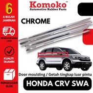 KOMOKO Honda CRV SWA CHROME Door moulding / Getah Luar Cermin Pintu