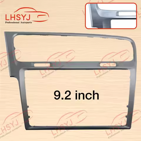 LHSYJ Brushed Silver MIB Radio Panel Decorative For Volkswagen Golf 7 MK7 Golf 7.5 MK7.5 MIB Screen 