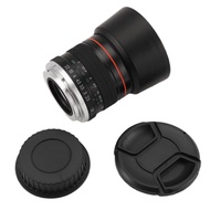85mm F1.8 Camera Lens for F1.8 Large Aperture Fixed Focus Portrait Macro Pure Manual Focus SLR Camer