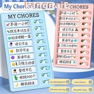 KANGNAI My Chores Checklist, Self-discipline Plastic Daily Planner Memo,  Reusable Detachable My Cho