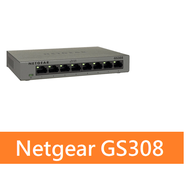 NETGEAR GS308 8埠 10/100/1000M Gigabit 高速交換式集線器
