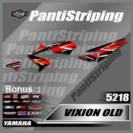 Yamaha Vixion Old Striping Sticker Semifull Racing Design Variation Strip - Best Quality Old Vixion 