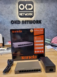 TENDA TEG1109P Switch 9-Port Gigabit Desktop Switch with 8-Port PoE (สินค้าประกันศูนย์ 5 ปี)