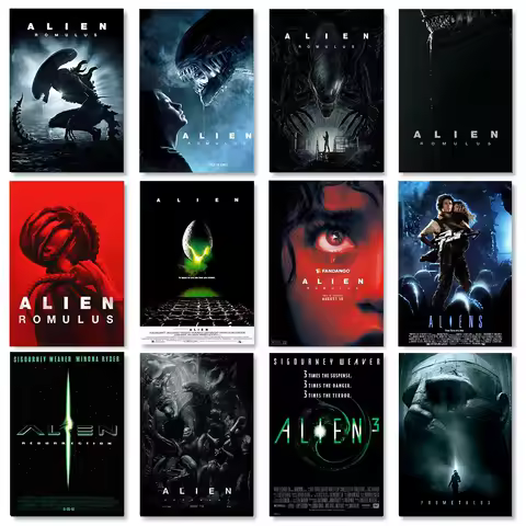 Alien Movie Art Poster 1979-2024 Alien Poster Art Printing Decoration Painting Cinema Art Poster Hom