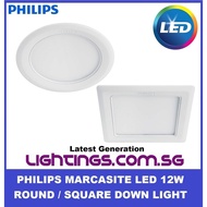 Philips MARCASITE / MESON LED Downlight 59522 / 59523 / 59531 / 59527 / 59528 - Round / Square